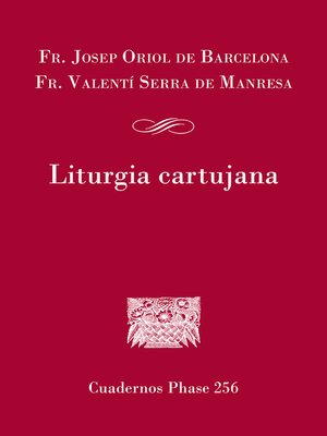 cover image of Liturgia cartujana